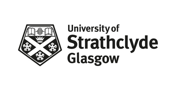 Monochrome image of the University of Strathclyde logo