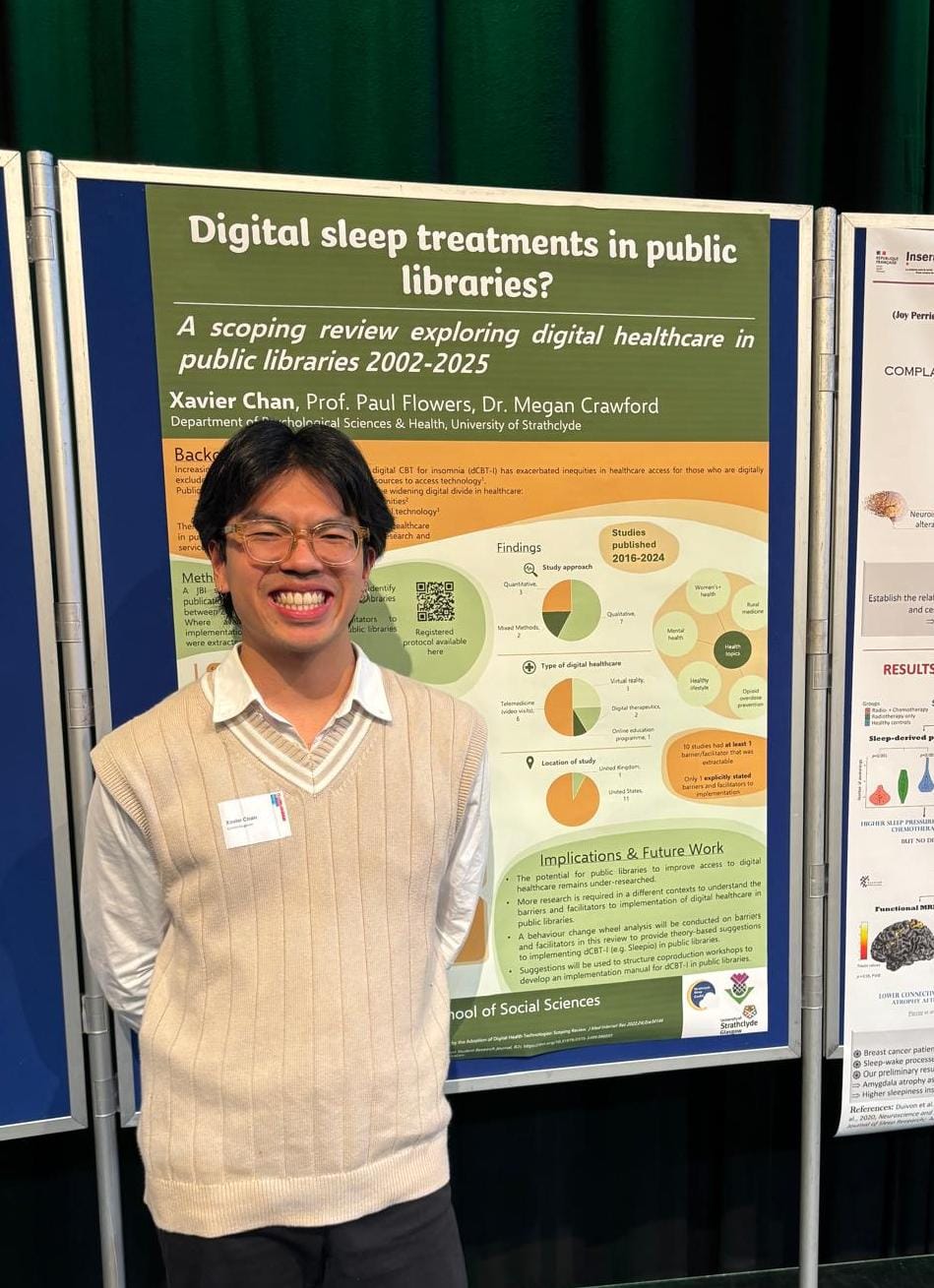 SSC member Xavier Chan wins EIN 2025 poster award!